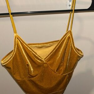 Velvet Gold Cami Top